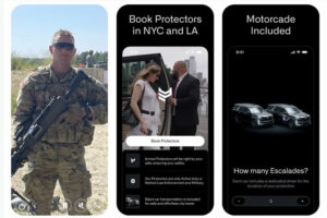 permite alquilar guardaespaldas armados y ya la llaman “Uber con armas"