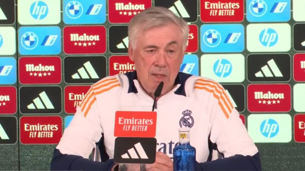 Carlo Ancelotti y la salida de Vinicius: "Estoy cansado de este tema"