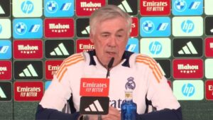 Carlo Ancelotti y la salida de Vinicius: "Estoy cansado de este tema"
