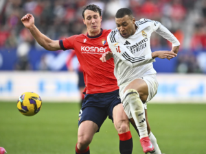 Real Madrid y Osasuna no pasaron del empate en Pamplona