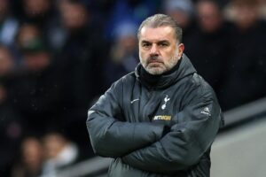 Ange Postecoglou, tras la derrota con el Leicester. EFE/EPA/ANDY RAIN.