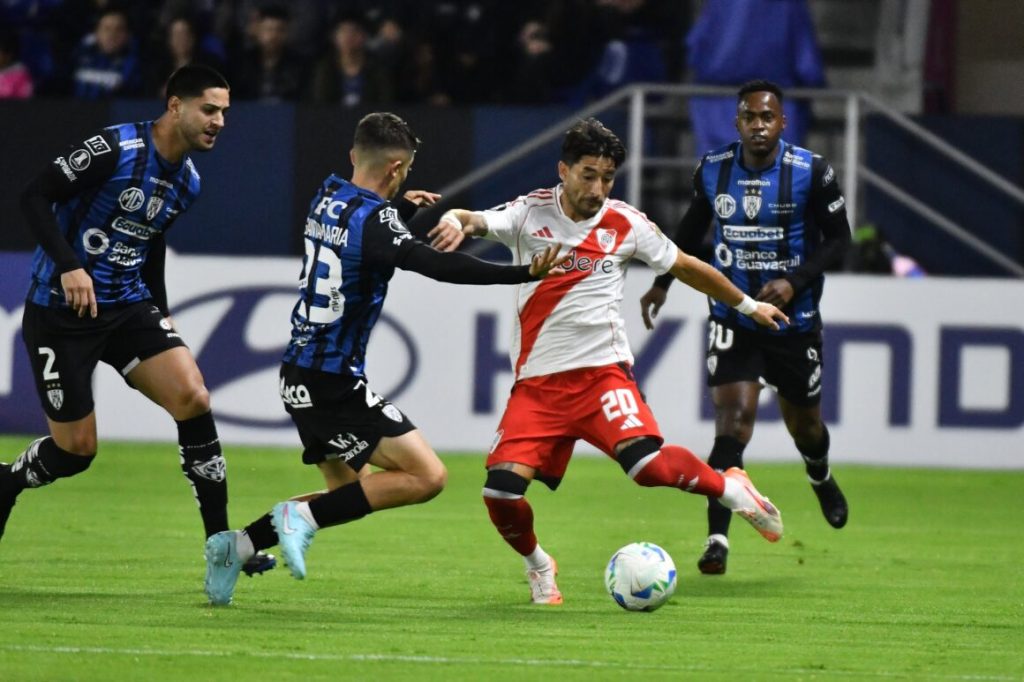 River Plate contra Independiente del Valle en Copa Libertadores. / X: @RiverPlate