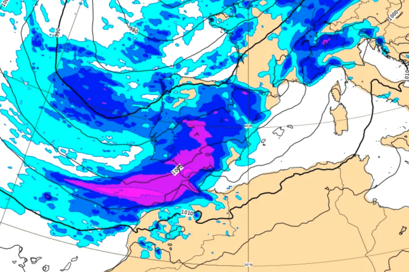 la primera gran borrasca en semanas pilla a España en Carnaval