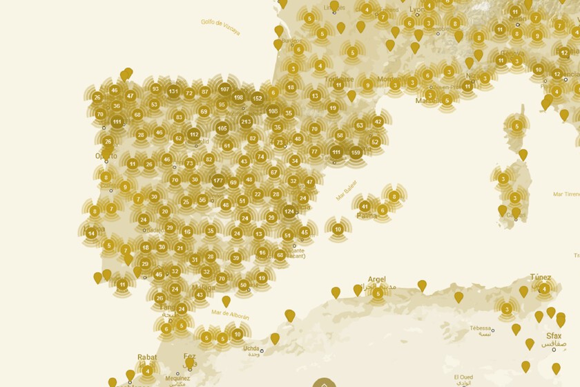 Qué personajes históricos nacieron en tu ciudad o pueblo, localizados en un alucinante mapa interactivo