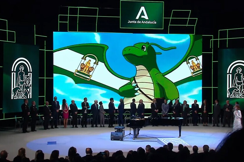 La Junta de Andalucía ha utilizado a Dragonite en un acto oficial. Eso es un potencial problema con Nintendo