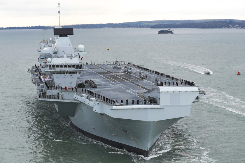 la reparación del HMS Prince of Wales es el mejor ejemplo