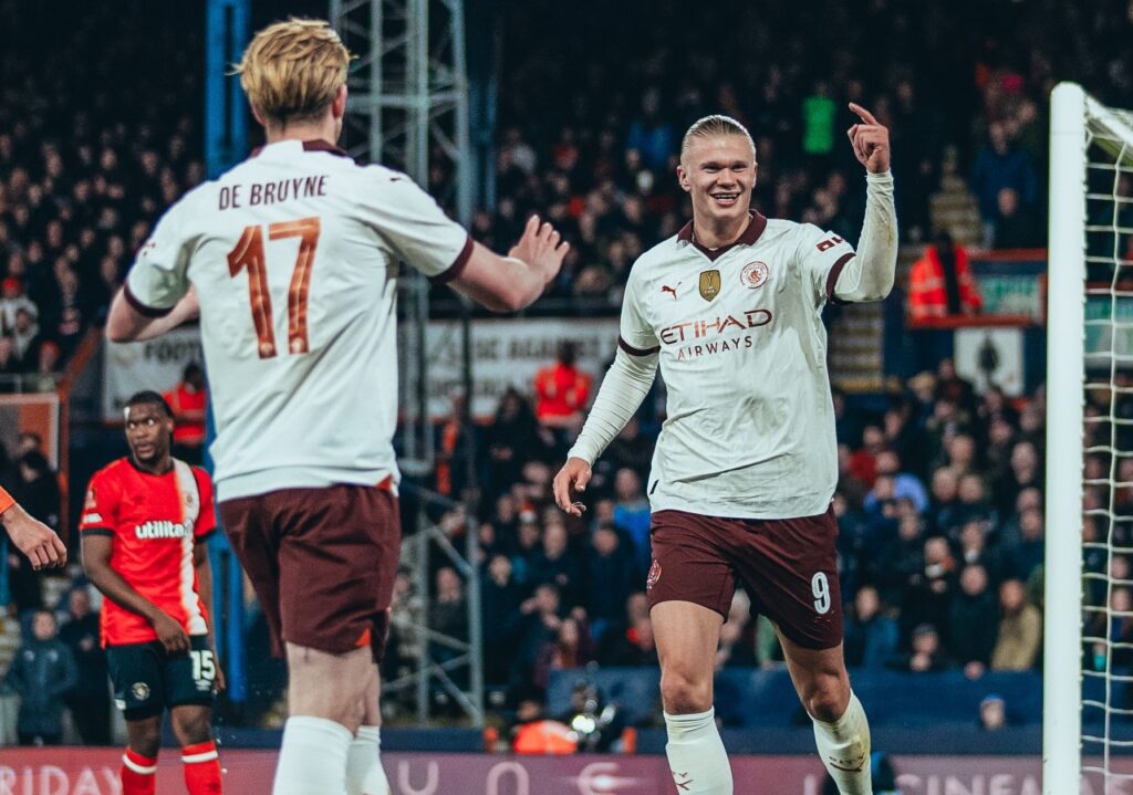 Erling Haaland se devora al Luton Town en la FA Cup