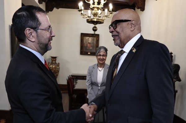 entregó copias de estilo de su acreditación