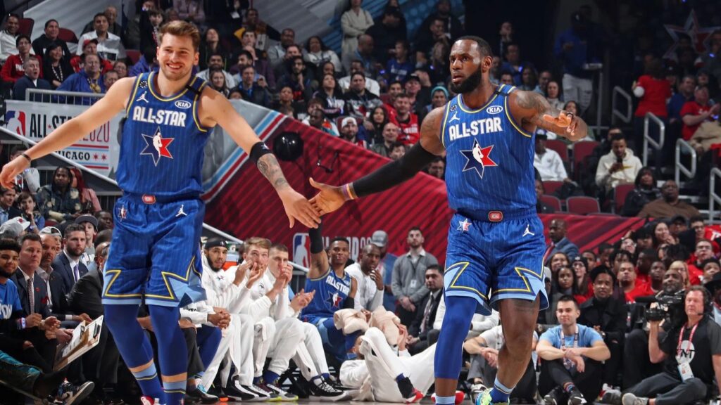 NBA All-Star Game 2024: LeBron James y Luka Doncic