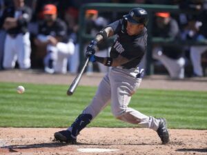 Jorbit Vivas por un cupo en los Yankees