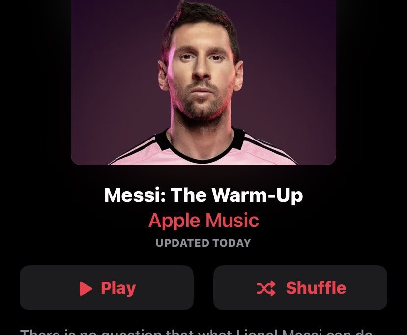 Lionel Messi y su 'Playlist' previo a cada partido