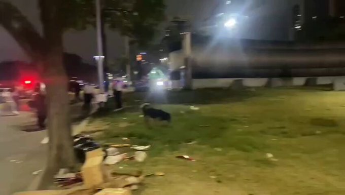 ¡Susto! Así terminó el carnaval en Plaza Venezuela