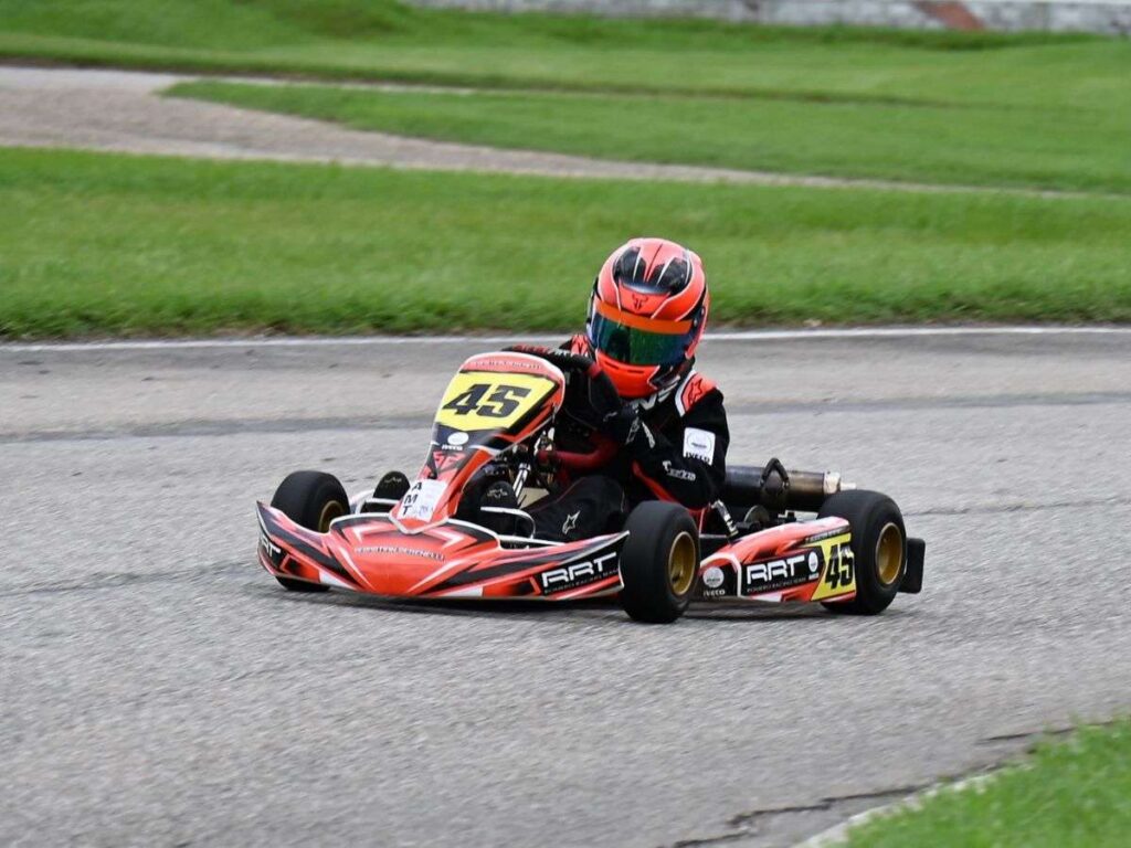 Sebastián Serenelli apunta alto en karting nacional