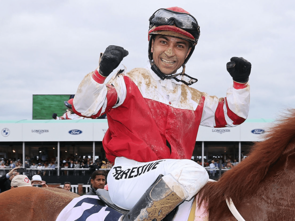 Sonny León tuvo brillante jornada en Turfway Park
