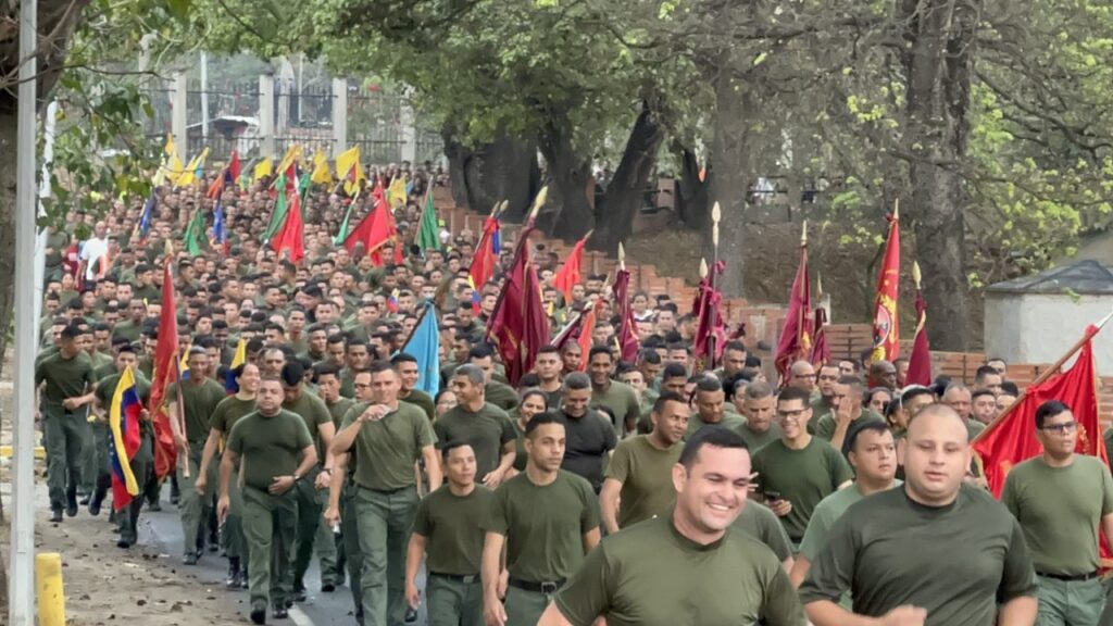 Así se desarrolló un trote cívico militar desde Fuerte Tiuna