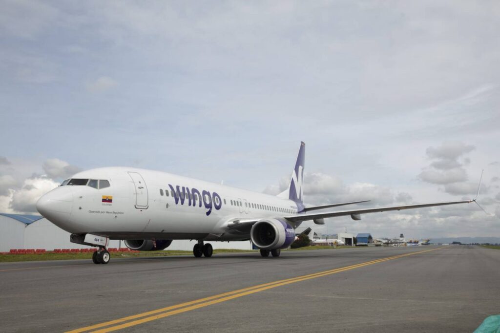 Wingo proyecta crecer 16% en el tráfico de pasajeros y más rutas a Venezuela en 2024