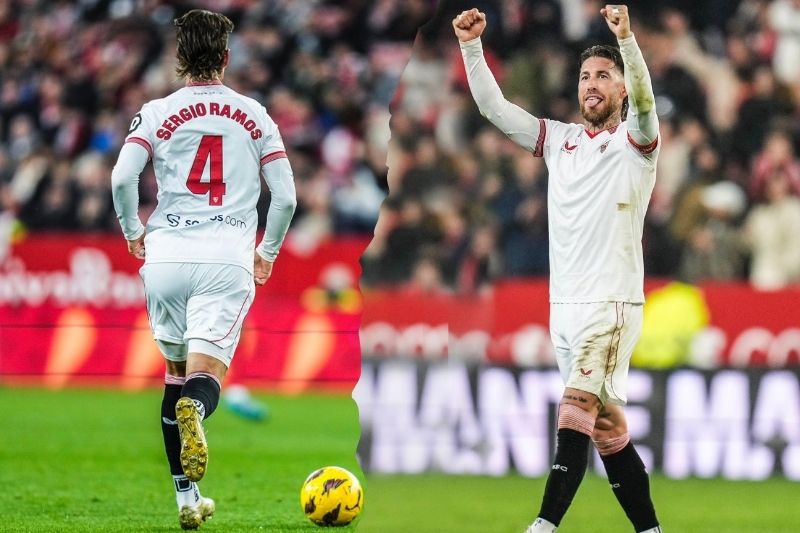Sergio Ramos fue ovacionado por el Real Madrid en su retorno al Santiago Bernabéu con el conjunto del Sevilla. (Fotos: 'X' Sergio Ramos)