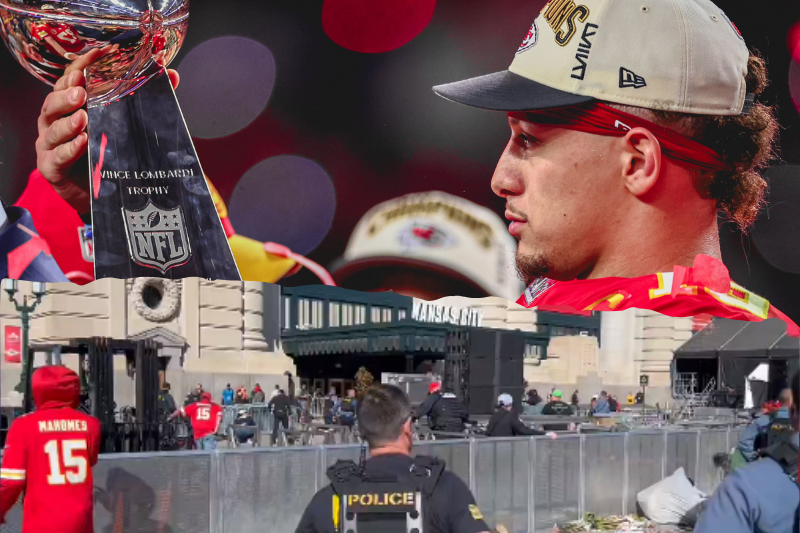 En la celebración de los Chiefs de Kansas City por ganar el Super Bowl ocurrió un tiroteo. (Fotos: 'X' Chiefs Kansas City / Captura de pantalla 'X' Jacob Meikel)