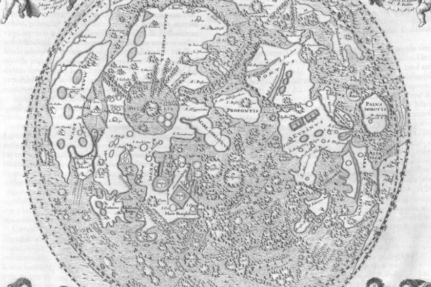 El mapa lunar de Johannes Hevelius, la primera cartografía del satélite publicada en 1647