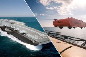 El nuevo superportaaviones de EEUU está catapultando coches a un río. Tiene un buen motivo para hacerlo
