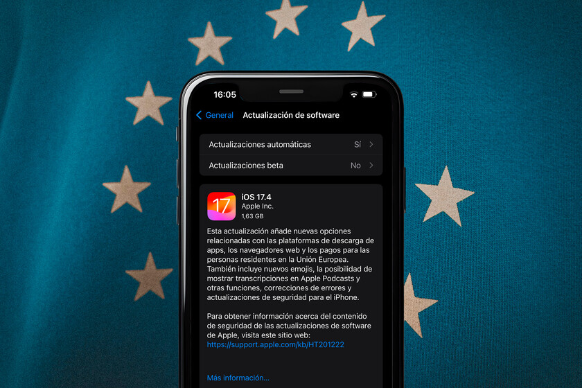 iOS 17.4 ya está aquí, y llega con la posibilidad de instalar aplicaciones desde fuera de la App Store: así podrás hacerlo