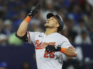 Anthony Santander comienza a tomar el ritmo