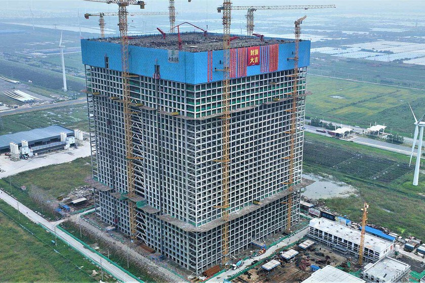construir una batería del tamaño de un edificio