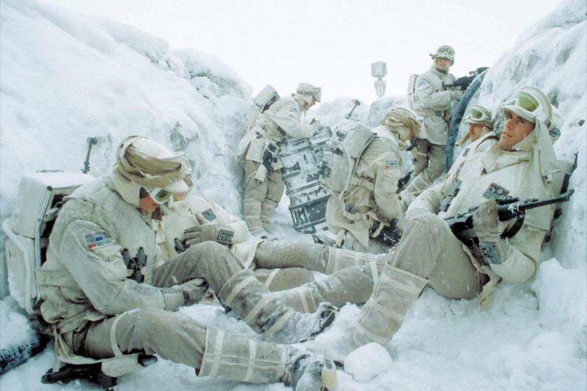 Los soldados rebeldes de la secuencia de Hoth en 'El imperio contraataca' no eran actores, pero conocían bien la nieve