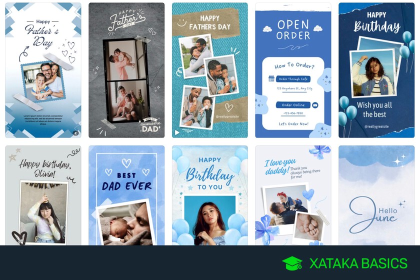 43 plantillas para felicitar el Día del Padre 2024 de forma original con Canva, Designer, PowerPoint o Google Slides