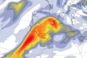 un enorme episodio de calima, "cielos marcianos" y "lluvias de barro"