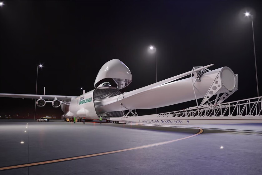 Tenemos un problema con los aerogeneradores. Esta compañía quiere solucionarlo con el nuevo avión más grande del mundo