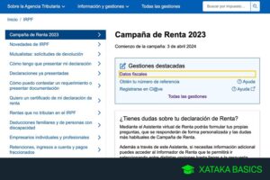 Cómo mirar y revisar tus datos fiscales para la Renta 2023