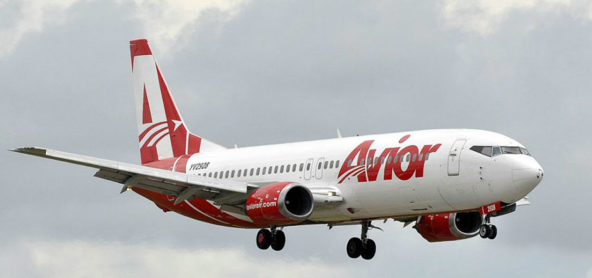 Avior Airlines inauguró los vuelos entre Venezuela y Colombia