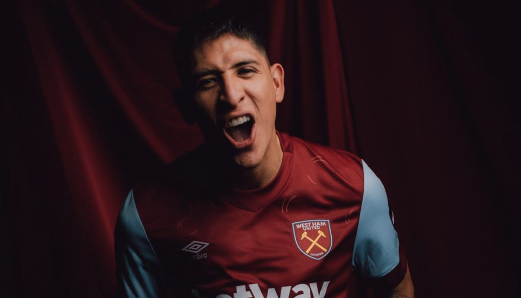 Edson Álvarez llega al West Ham. (Foto VIA: @westham)