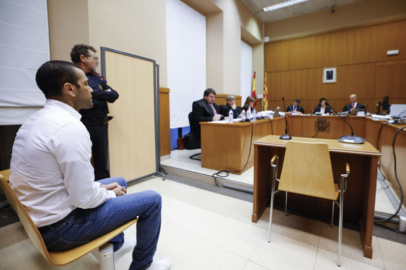Fiscalía se niega a conceder libertad provisional a Dani Alves