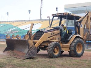 Comenzaron las reparaciones en el Estadio de Guatamare