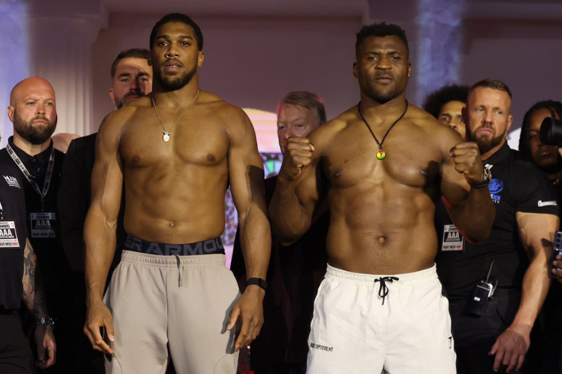 Anthony Joshua y el brutal nocaut a Francis Ngannaou
