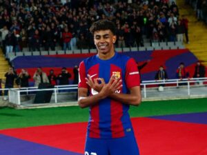 Lamine Yamal rescató el triunfo del Barcelona