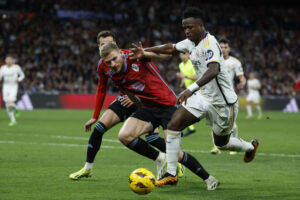 Vinicius provoca controversia con nuevo gesto en el Real Madrid-Celta