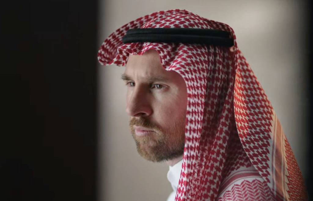 Leo Messi, la nueva imagen de una marca de ropa de Arabia Saudí