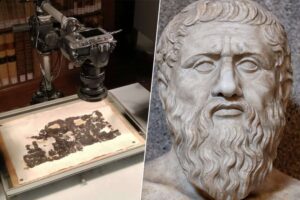 Hemos descubierto la tumba de Platón en papiros carbonizados hace 2.000 años. Y la IA tiene parte del mérito