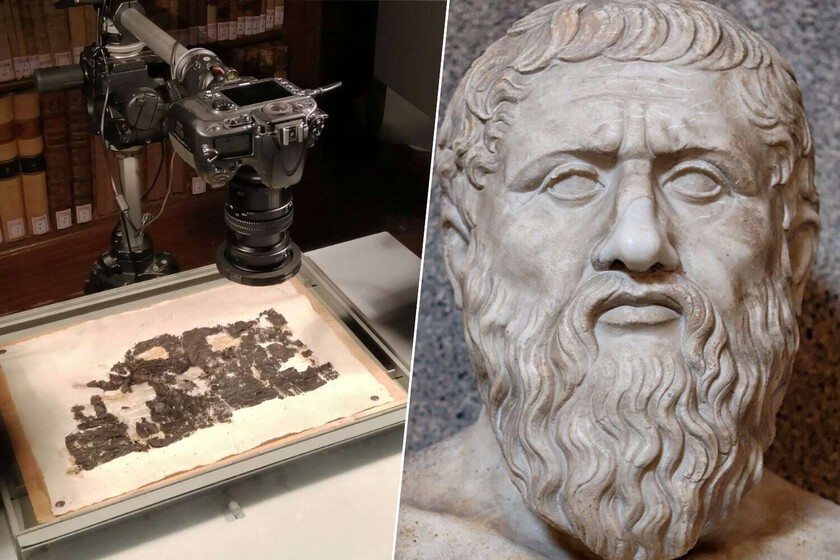 Hemos descubierto la tumba de Platón en papiros carbonizados hace 2.000 años. Y la IA tiene parte del mérito