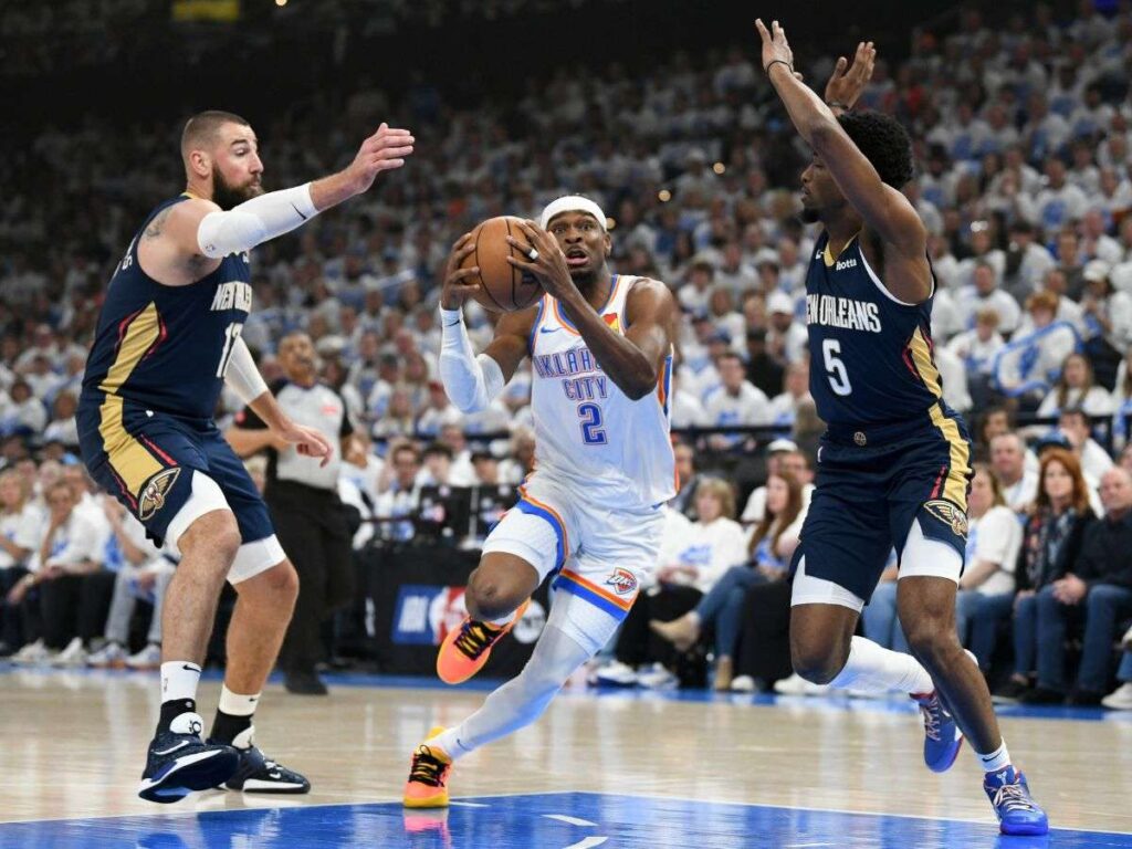 Thunder se impuso ante Pelicans