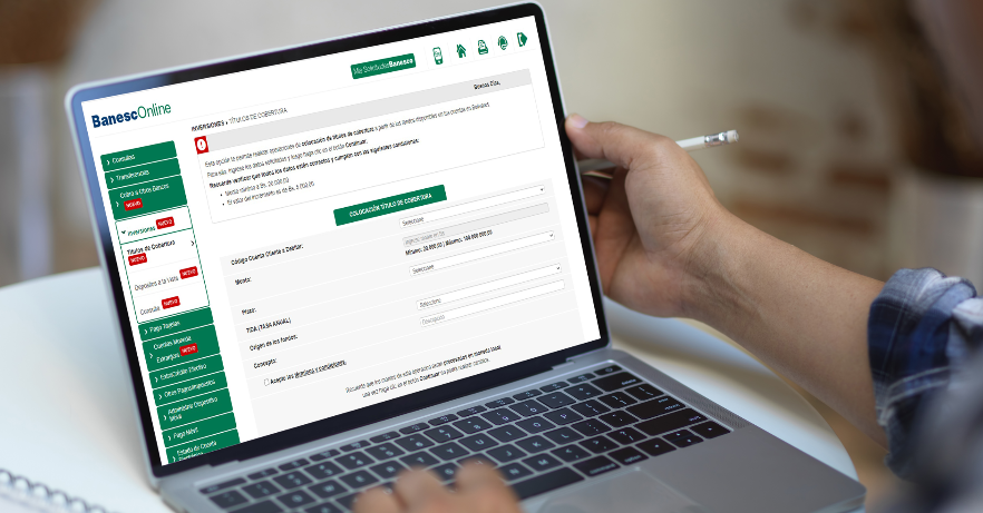 Clientes Banesco podrán adquirir títulos de cobertura del BCV a través de BanescOnline