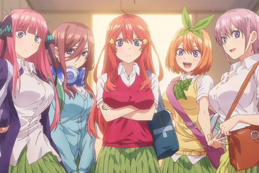 Si te gustan las comedias románticas de anime, 'The Quintessential Quintuplets' ahora también se pasa a Netflix y ya hay fecha de estreno para verla al completo