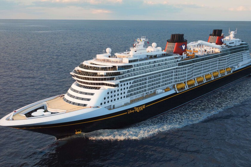 el último parque temático de Disney es un barco enorme con habitaciones de 15.000 euros por persona