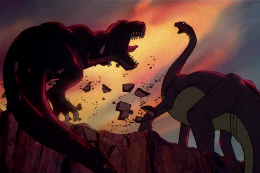 En busca del valle encantado (1988) opinión: Antes de 'Jurassic Park', Steven Spielberg y George Lucas nos trajeron esta estupenda película de dinosaurios que traumatizó la infancia de muchos niños