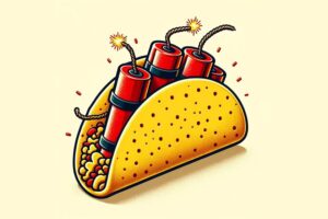 Cuando el taco no era un manjar con estrella Michelin, sino un cartucho de dinamita