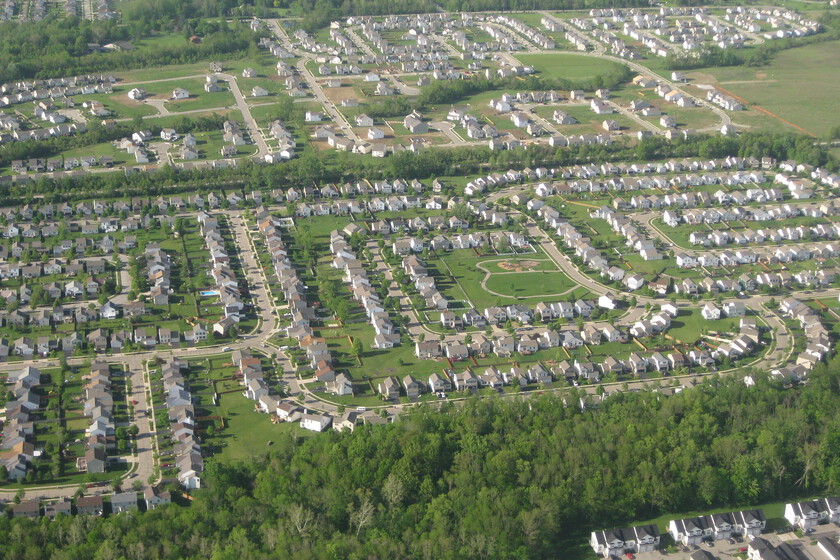 Nada de lo que ves es real. Este barrio no existe, lo inventó Boeing para esconderse en la Segunda Guerra Mundial