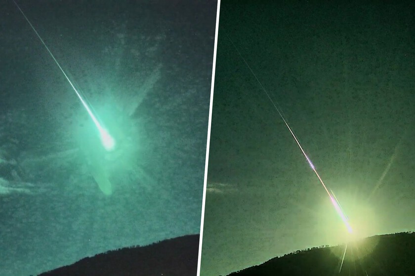 Ahora sabemos la trayectoria exacta del meteoro que cruzó España y Portugal gracias a todos los videos que salieron